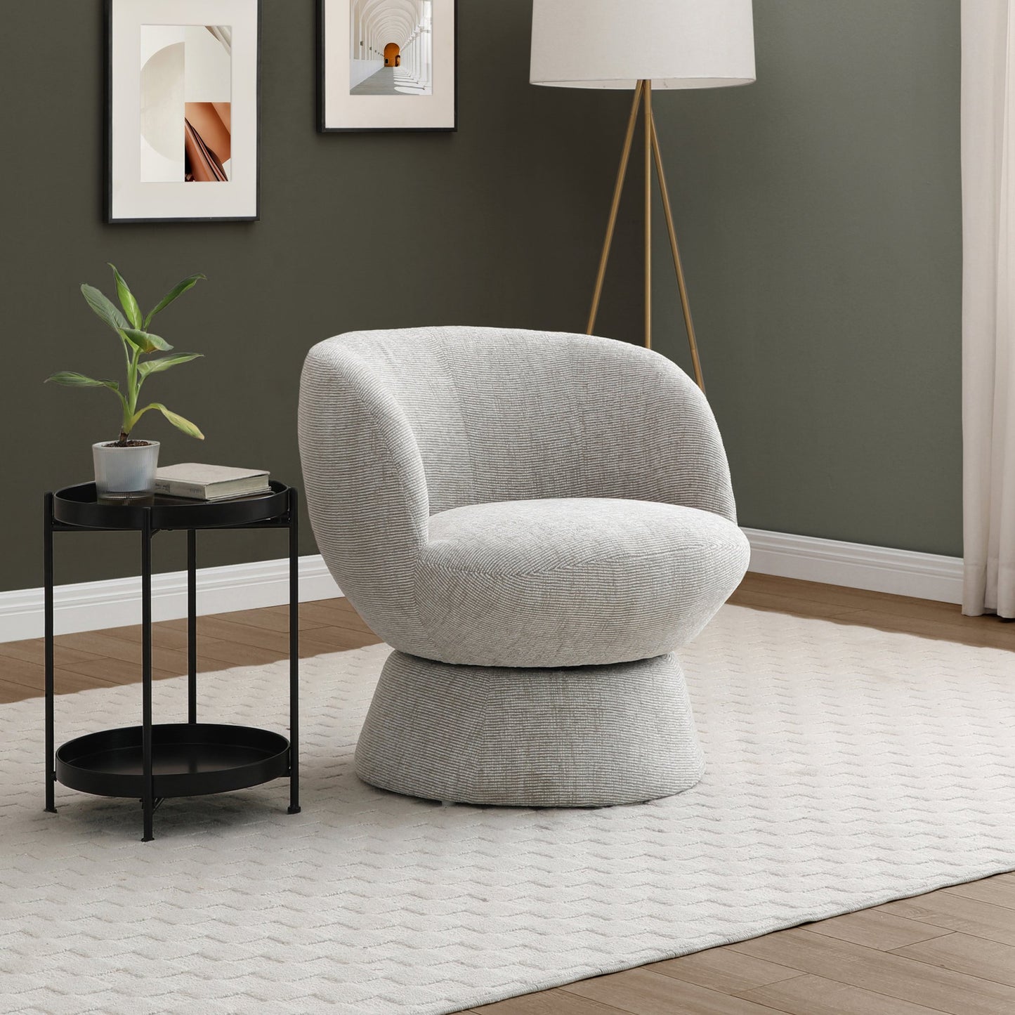 Experience comfort and style with the Tulip Swivel Chair – the perfect blend of luxury and practicality. Upholstered in soft chenille fabric. Free UK Mainland Delivery. Shop online today at www.nobleandnook.co.uk