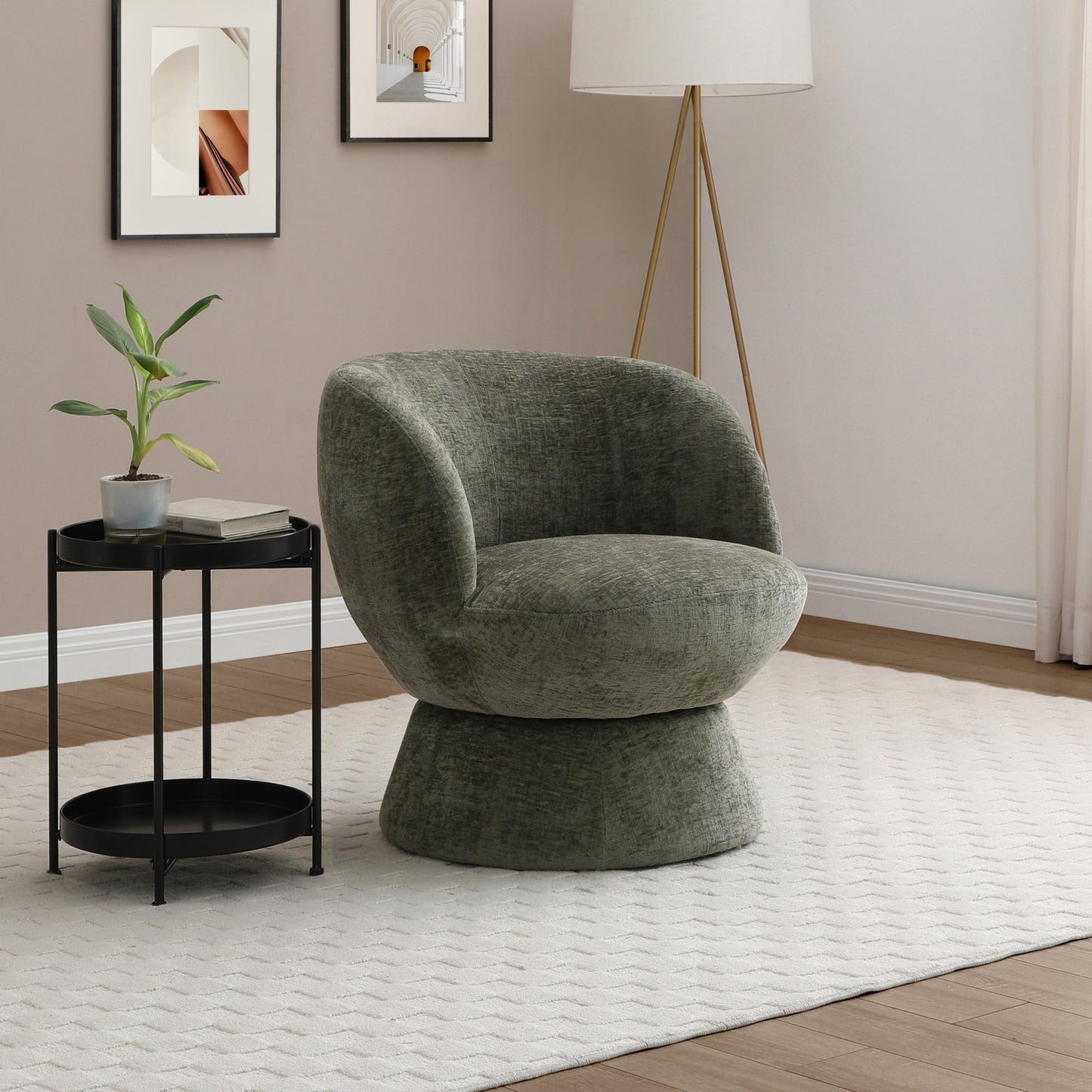 Experience comfort and style with the Tulip Swivel Chair – the perfect blend of luxury and practicality. Upholstered in soft chenille fabric. Free UK Mainland Delivery. Shop online today at www.nobleandnook.co.uk