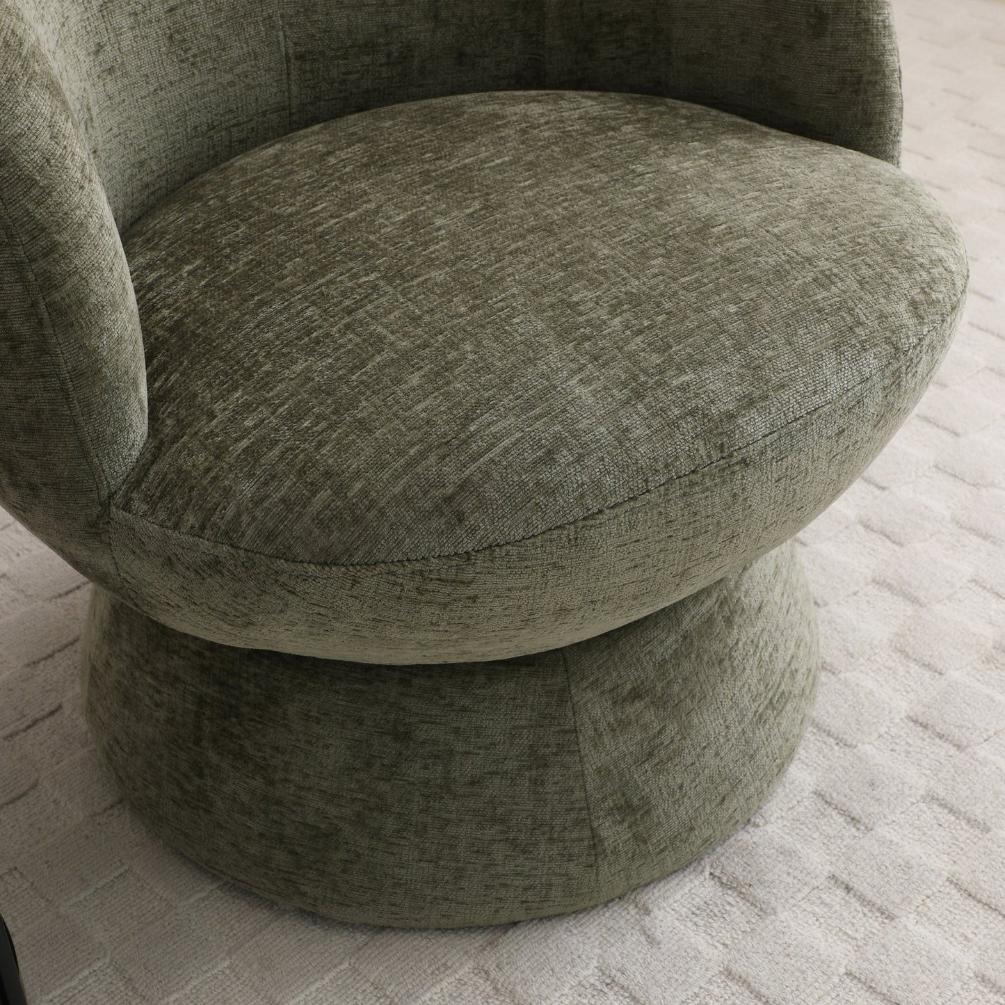 Experience comfort and style with the Tulip Swivel Chair – the perfect blend of luxury and practicality. Upholstered in soft chenille fabric. Free UK Mainland Delivery. Shop online today at www.nobleandnook.co.uk