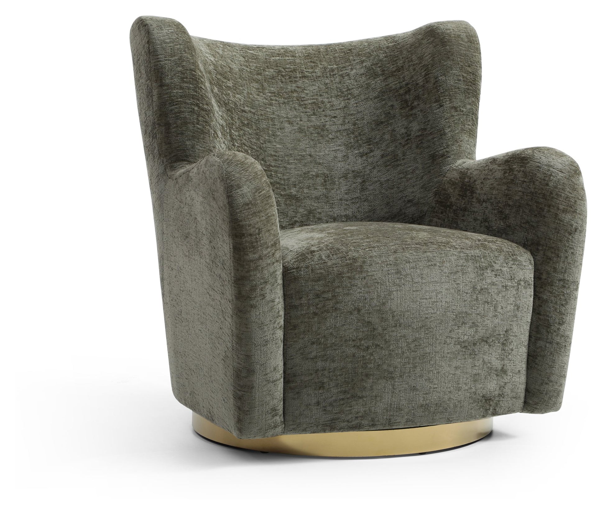 Designed with a modern wingback-inspired form, this eye-catching Teddy swivel chair features smooth, curved arms and a plush seat that offers exceptional comfort. Shop online today at www.nobleandnook.co.uk