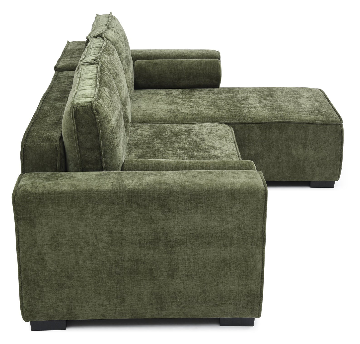 Shop the Harrison Corner Sofa Bed in Olive, a versatile and stylish solution for modern homes. This corner sofa bed offers the perfect balance of comfort and practicality.Shop online today at www.nobleandnook.co.uk