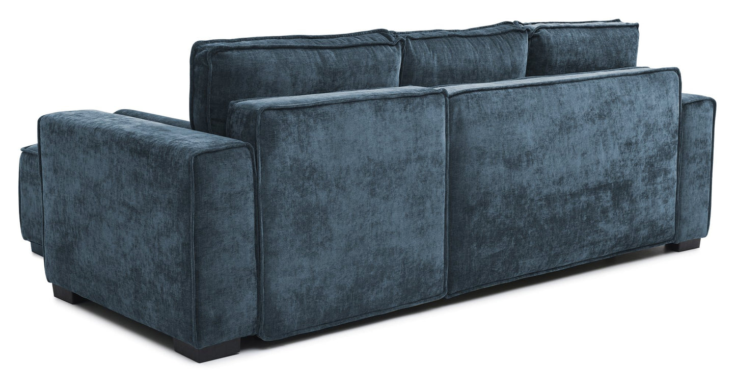 Shop the Harrison Corner Sofa Bed in Navy Blue, a versatile and stylish solution for modern homes. This corner sofa bed offers the perfect balance of comfort and practicality. Shop online today at www.nobleandnook.co.uk