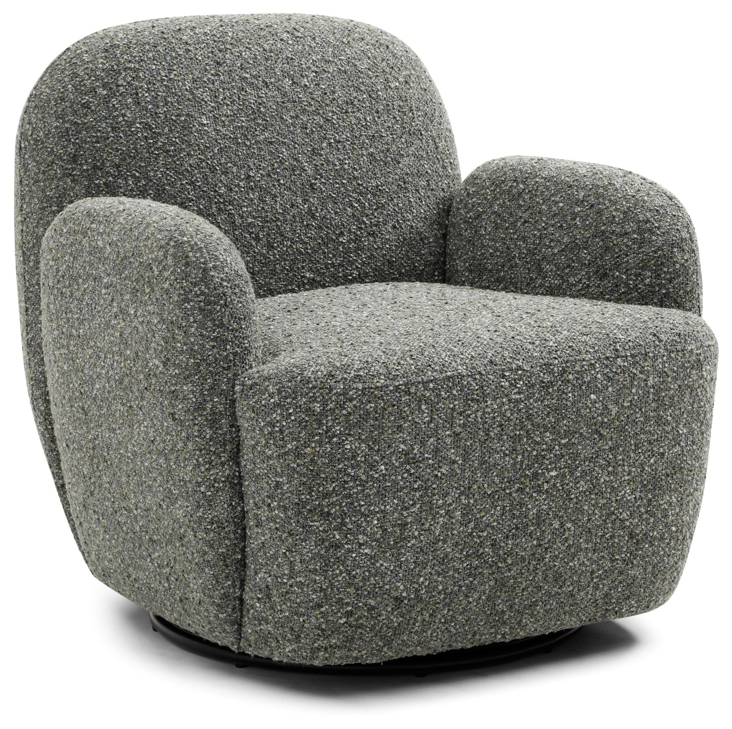 Micky Swivel Chair | Compact Comfort with Modern Style