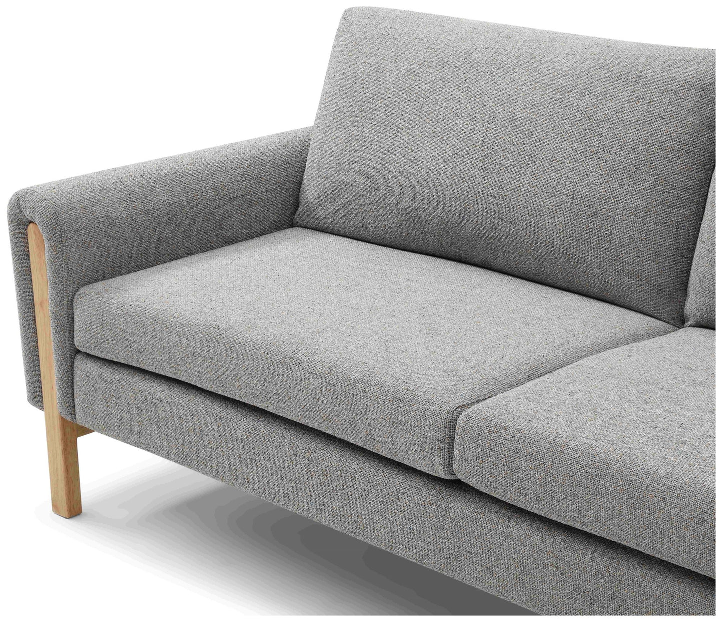 Spacious 3-seater sofa with versatile click-clack mechanism to convert to comfortable bed – H90xW221xD88cm. An ideal solution for modern living. www.nobleandnook.co.uk