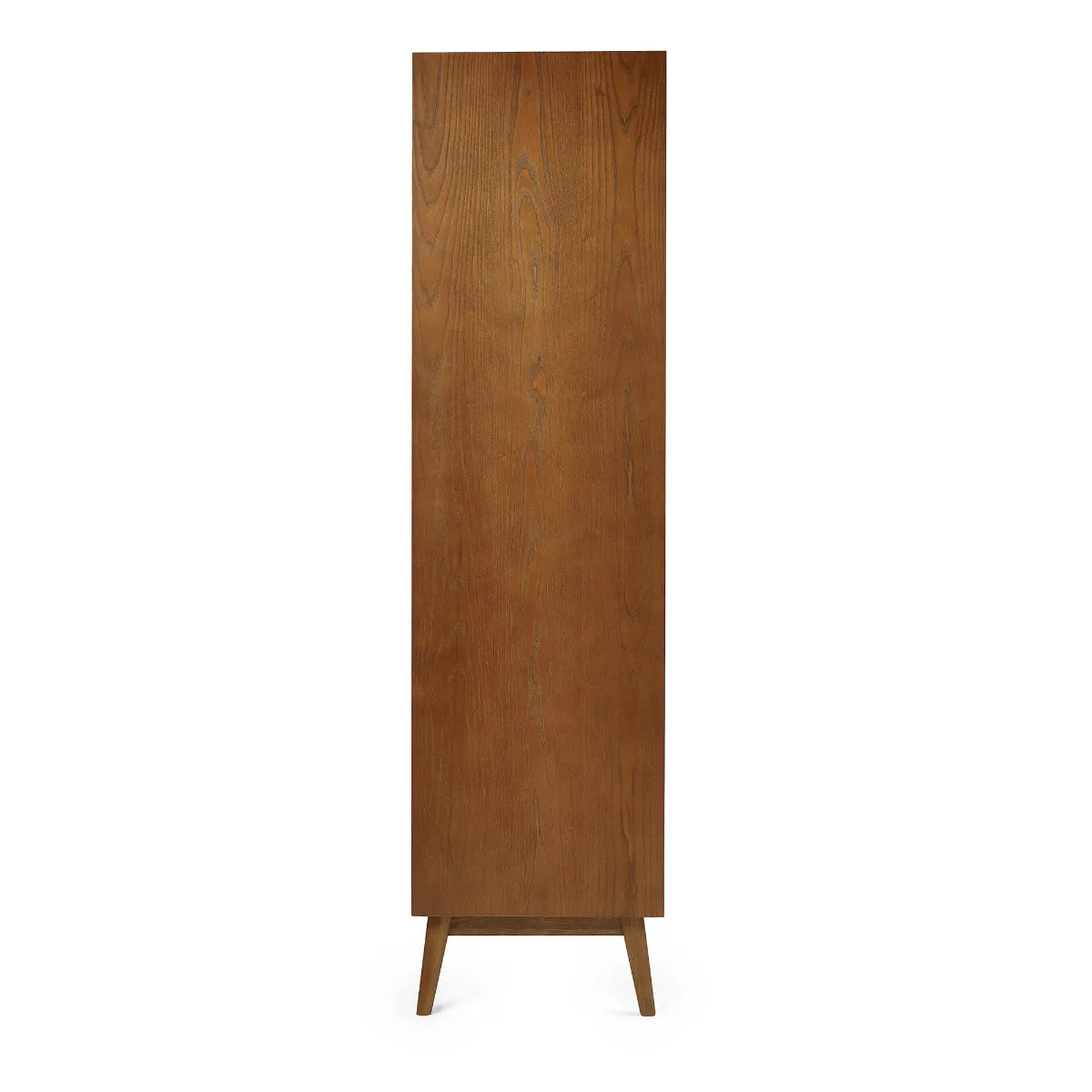Shop the gorgeous retro-inspired Lowry double wardrobe with lower drawer, constructed from exquisite cherry ash wood. A perfect timeless staple to any bedroom space. Shop online now at www.nobleandnook.co.uk