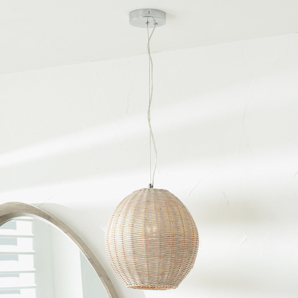 Crafted from exquisite antique cream-wash rattan and featuring an attractive oval design by Pacific Lifestyle. Shop online now at www.nobleandnook.co.uk