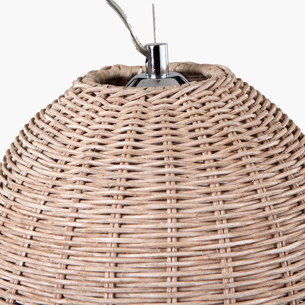 Crafted from exquisite antique cream-wash rattan and featuring an attractive oval design by Pacific Lifestyle. Shop online now at www.nobleandnook.co.uk