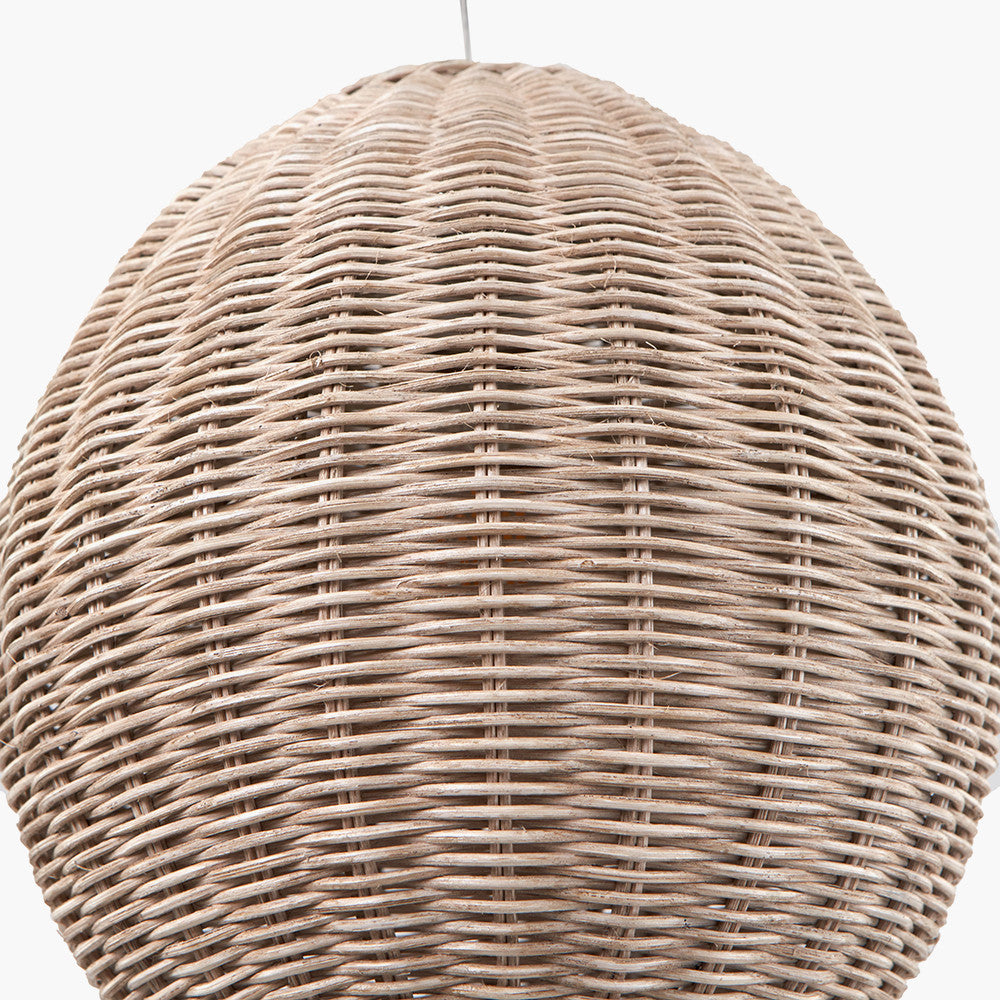 Crafted from exquisite antique cream-wash rattan and featuring an attractive oval design by Pacific Lifestyle. Shop online now at www.nobleandnook.co.uk