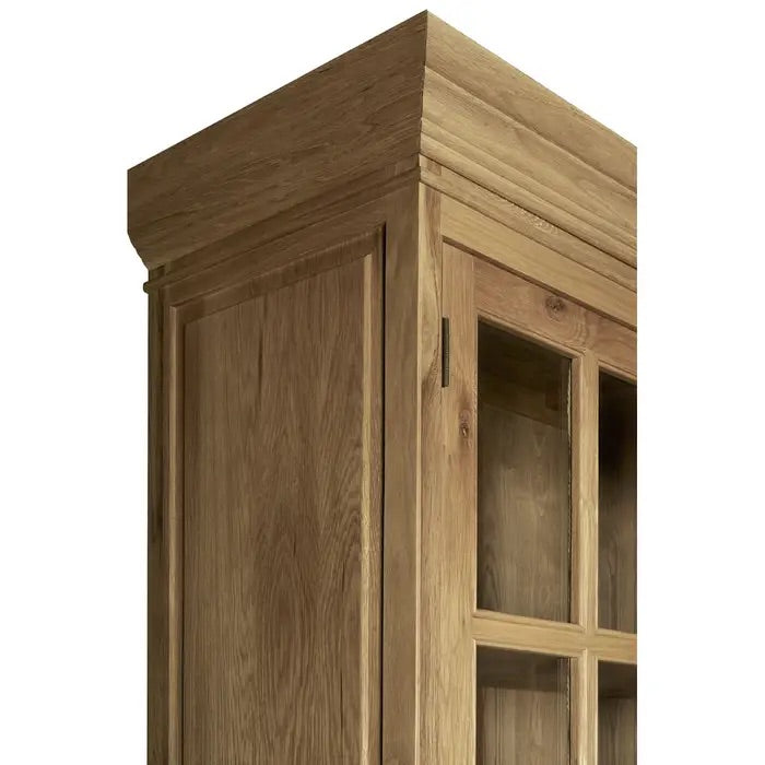 Beauvoir 4 Door Oak Wood Cabinet