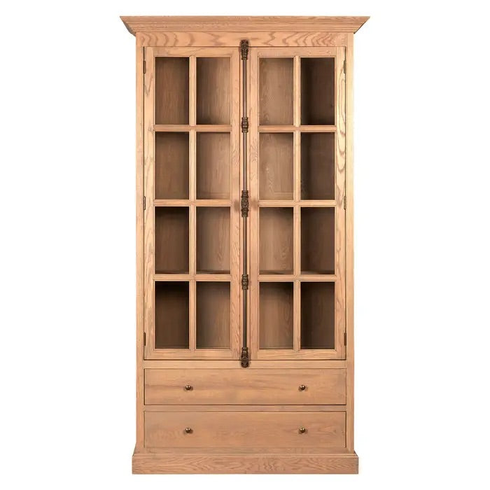 Expertly crafted from premium American oak this elegant display cabinet, this cabinet combines function and timeless design. FREE UK Mainland Delivery. Shop online today at www.nobleandnook.co.uk