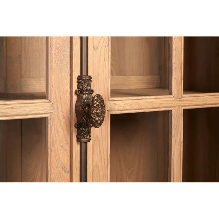 Expertly crafted from premium American oak this elegant display cabinet, this cabinet combines function and timeless design. FREE UK Mainland Delivery. Shop online today at www.nobleandnook.co.uk