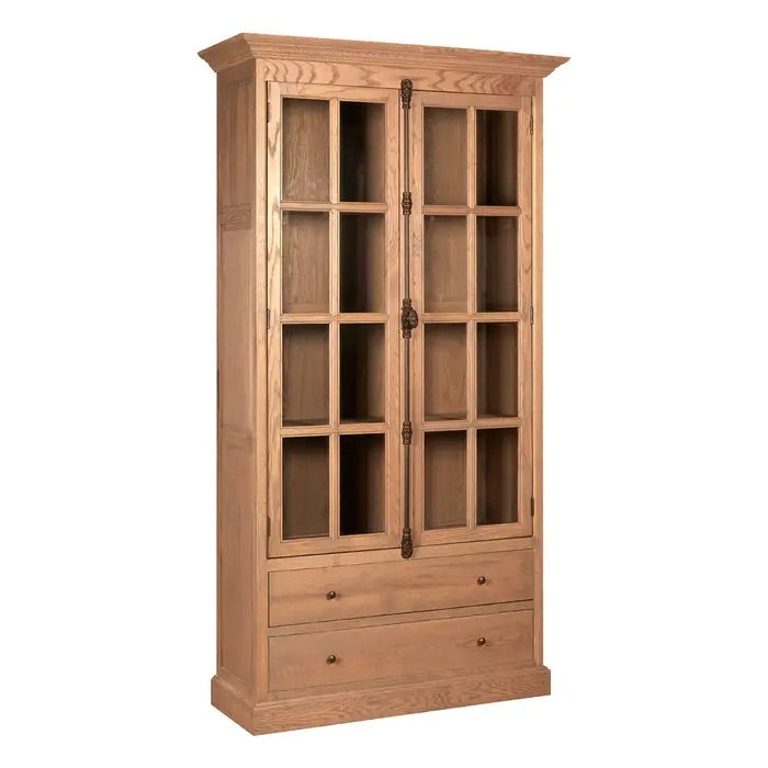 Expertly crafted from premium American oak this elegant display cabinet, this cabinet combines function and timeless design. FREE UK Mainland Delivery. Shop online today at www.nobleandnook.co.uk