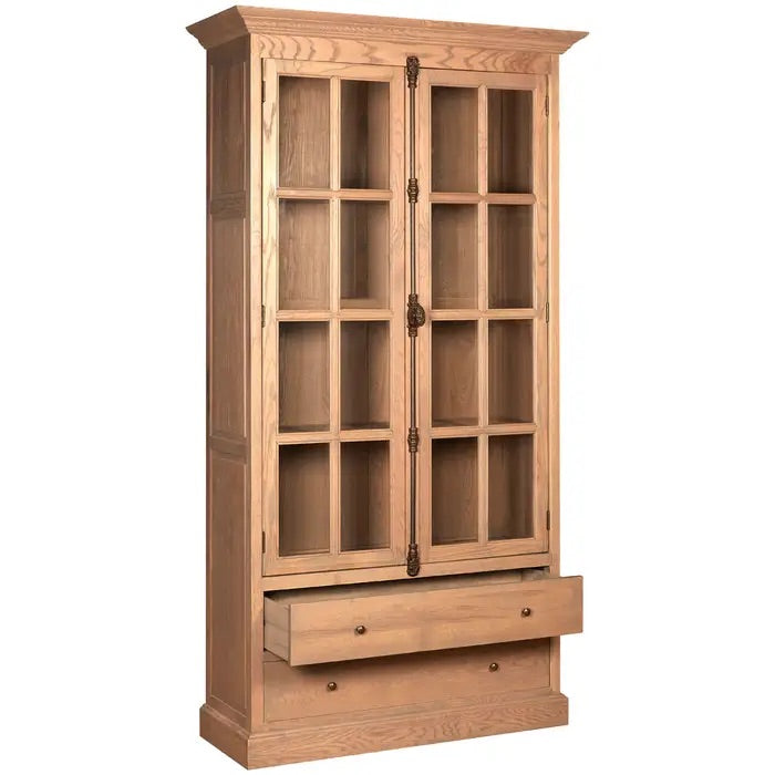 Expertly crafted from premium American oak this elegant display cabinet, this cabinet combines function and timeless design. FREE UK Mainland Delivery. Shop online today at www.nobleandnook.co.uk