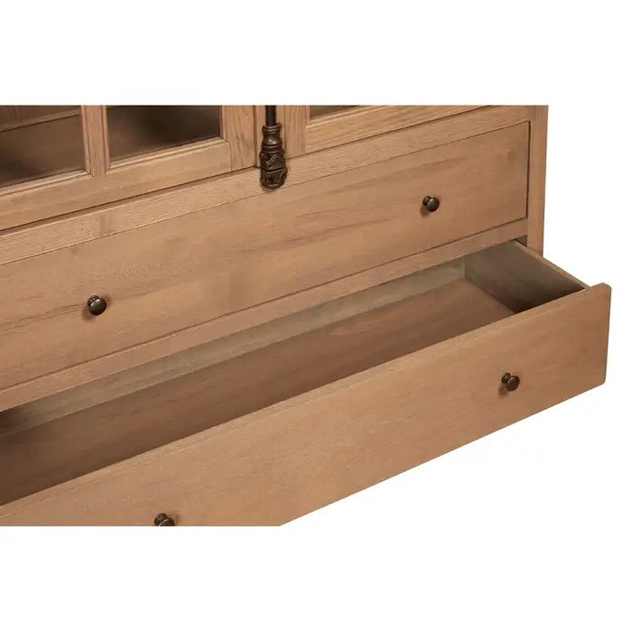 Expertly crafted from premium American oak this elegant display cabinet, this cabinet combines function and timeless design. FREE UK Mainland Delivery. Shop online today at www.nobleandnook.co.uk