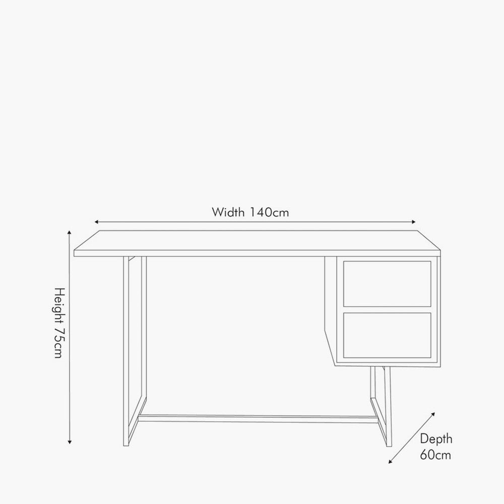 Shop the Marca Desk/Dresser, a stylish and versatile desk featuring a charming whitewash acacia wood finish with a textured surface. Free UK Mainland Delivery. Shop online at www.nobleandnook.co.uk
