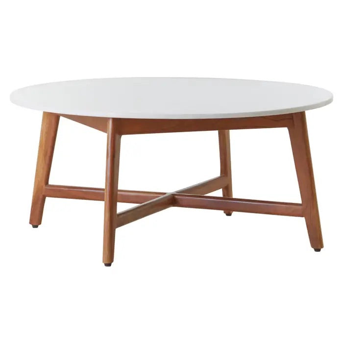 Shop the Myan Coffee Table with White Marble Top, a perfect blend of contemporary design and eco-conscious craftsmanship. Shop online today at www.nobleandnook.co.uk