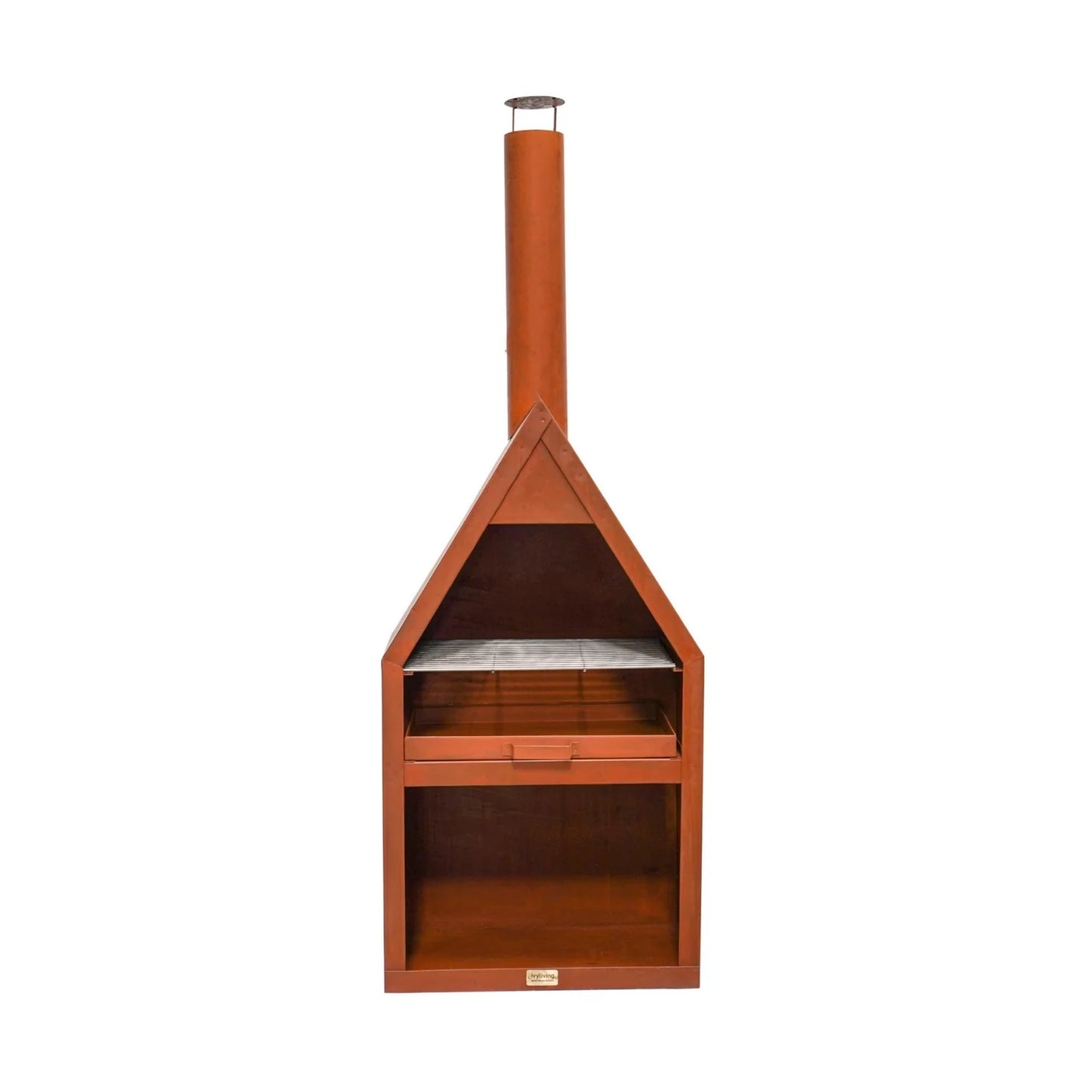 The Outdoor Henley Fireplace with Grill Iron is perfect to enjoy alfresco nights for longer with its warmth and stainless steel griddle, and stay cosy. Shop online now at www.nobleandnook.co.uk