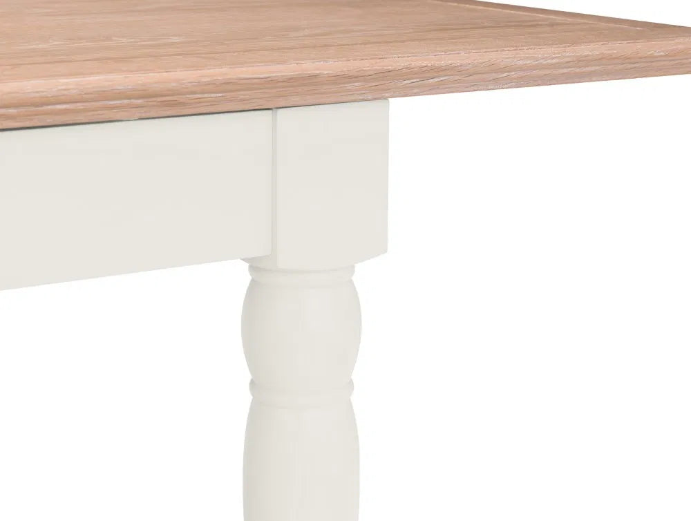 The Provence Butterfly Extending Dining Table. Dimensions: H78×L150/190×W90 cm. Pair with Provence dining chairs or an elegant, unified look. Shop online at www.nobleandnook.co.uk