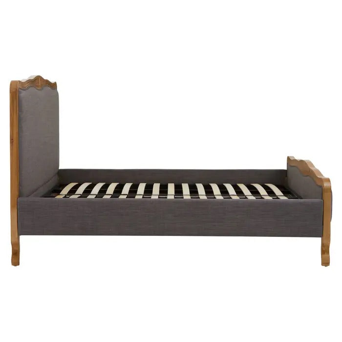 The Parkside Kingsize Bed, a perfect blend of sophistication and comfort. This elegantly upholstered bed is designed to complement modern and classic interiors alike. Shop online at Noble & Nook