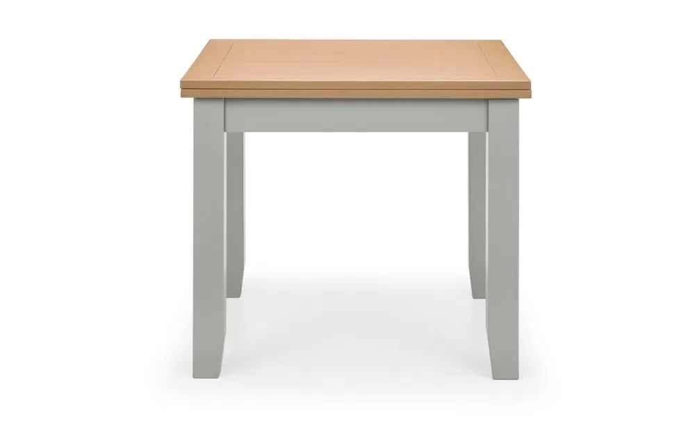 Shop the Richmond Flip-Top Dining Table. Doubles in size from 90cm to 180cm for extra seating when needed. Built to last with quality materials. Ideal for compact dining areas. Shop online today at www.nobleandnook.co.uk