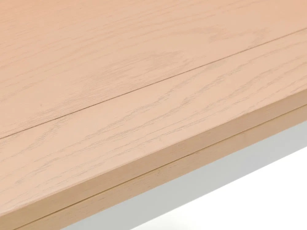 Shop the Richmond Flip-Top Dining Table. Doubles in size from 90cm to 180cm for extra seating when needed. Built to last with quality materials. Ideal for compact dining areas. Shop online today at www.nobleandnook.co.uk