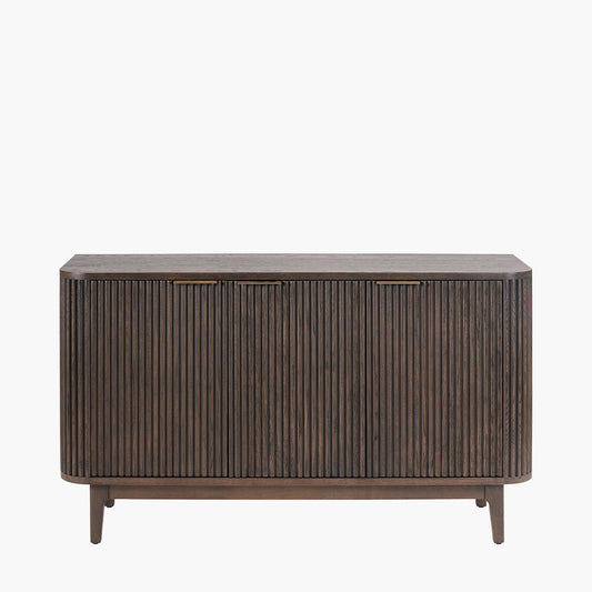 Refine your living or dining space with the Raie 3 door sideboard, contemporary elegance with practical function—perfect for modern interiors. Shop online today at www.nobleandnook.co.uk
