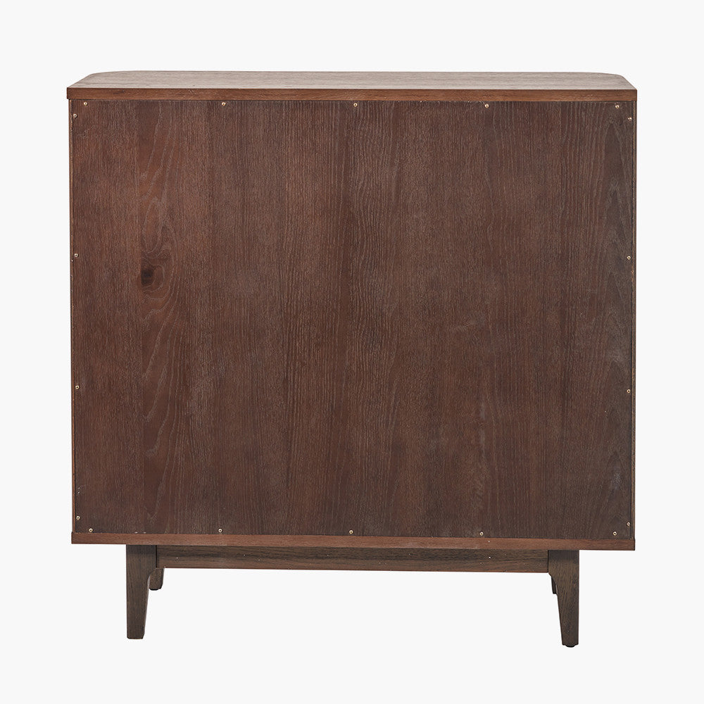 Designed with a striking ribbed oak and pine wood façade and whether used as a drinks cabinet or a statement storage piece, this elegant cabinet adds instant luxury to any interior. Shop online now at www.nobleandnook.co.uk