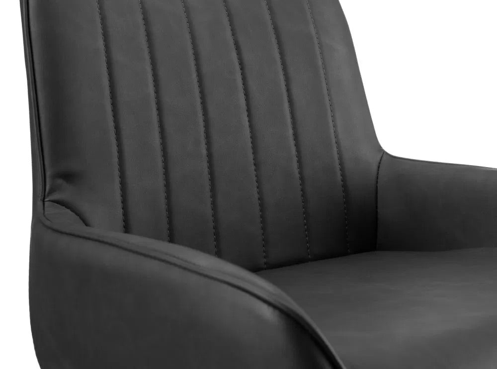 Shop the Soho Black Faux Leather Barstool. Great for kitchen islands, home bars, or casual dining areas, this barstool delivers both function and flair. Shop online today at www.nobleandnook.co.uk