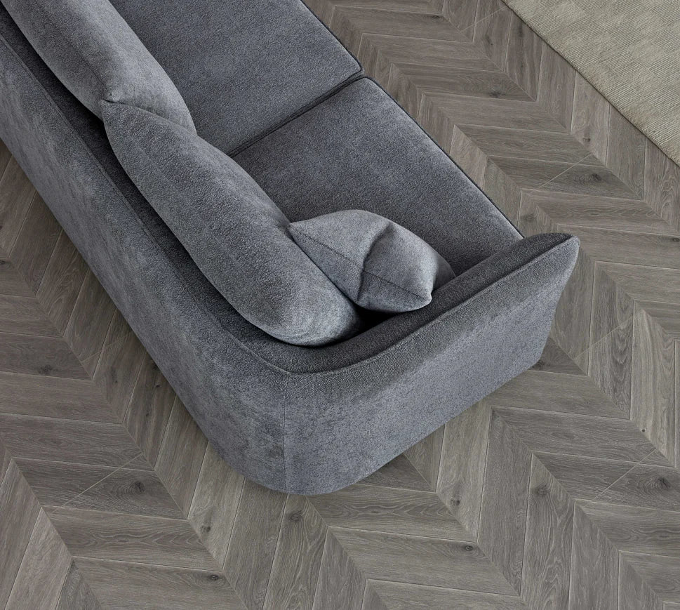Shop the Aluxo Rubin Corner Chaise in Charcoal Bouclé, the epitome of luxury and comfort. It's organic curves and contemporary bouclé fabric make it a statement piece in any home. Shop online today at www.nobleandnook.co.uk