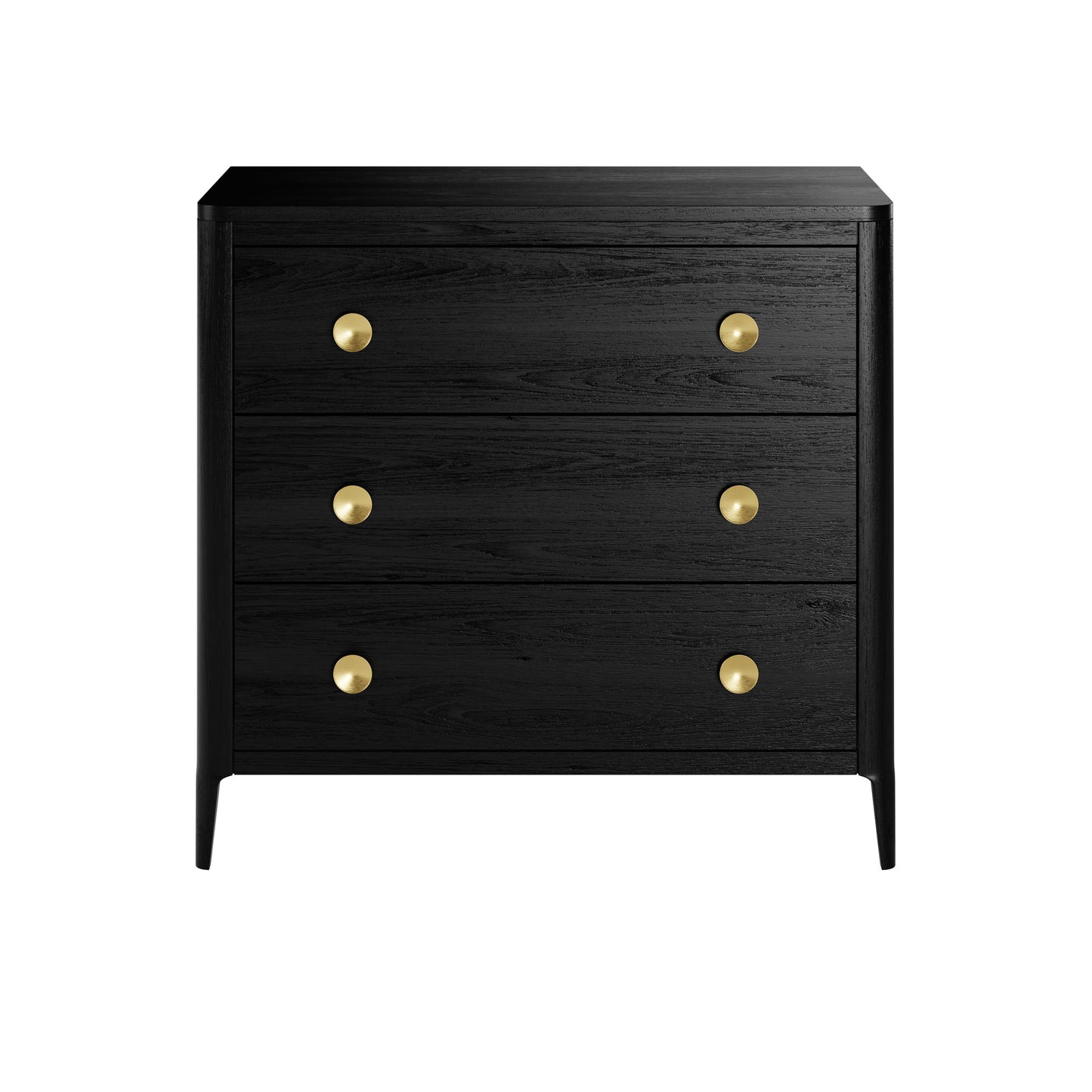 Shop the Abberley Chest of Drawers crafted in Black stained solid oak with visible grain by D.I. Designs. FREE UK MAINLAND DELIVERY. Shop online now at www.nobleandnook.co.uk