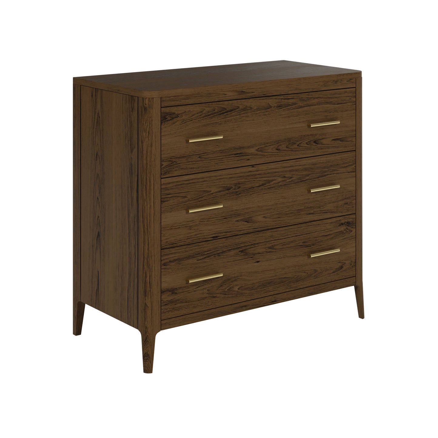 Shop the Abberley Chest of Drawers crafted dark stained solid oak with visible grain by D.I. Designs. FREE UK MAINLAND DELIVERY. Shop online now at www.nobleandnook.co.uk