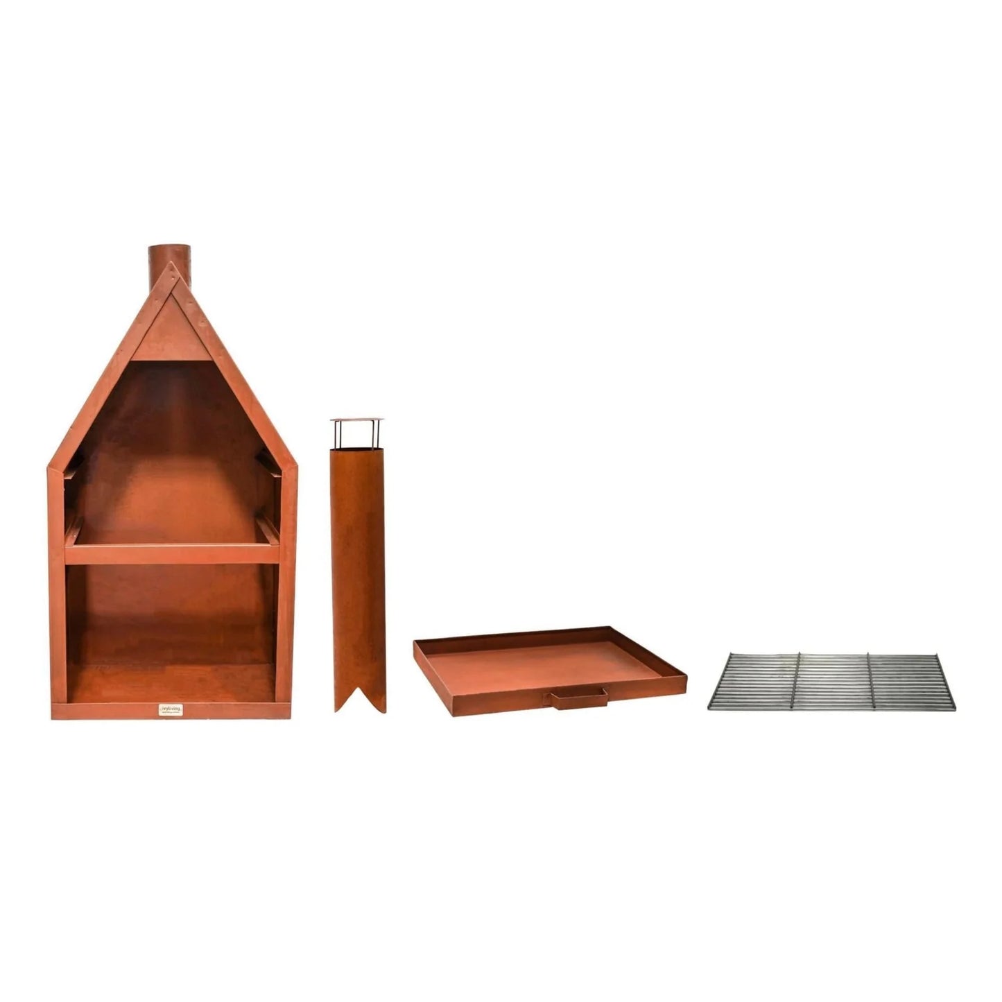 The Outdoor Henley Fireplace with Grill Iron is perfect to enjoy alfresco nights for longer with its warmth and stainless steel griddle, and stay cosy. Shop online now at www.nobleandnook.co.uk