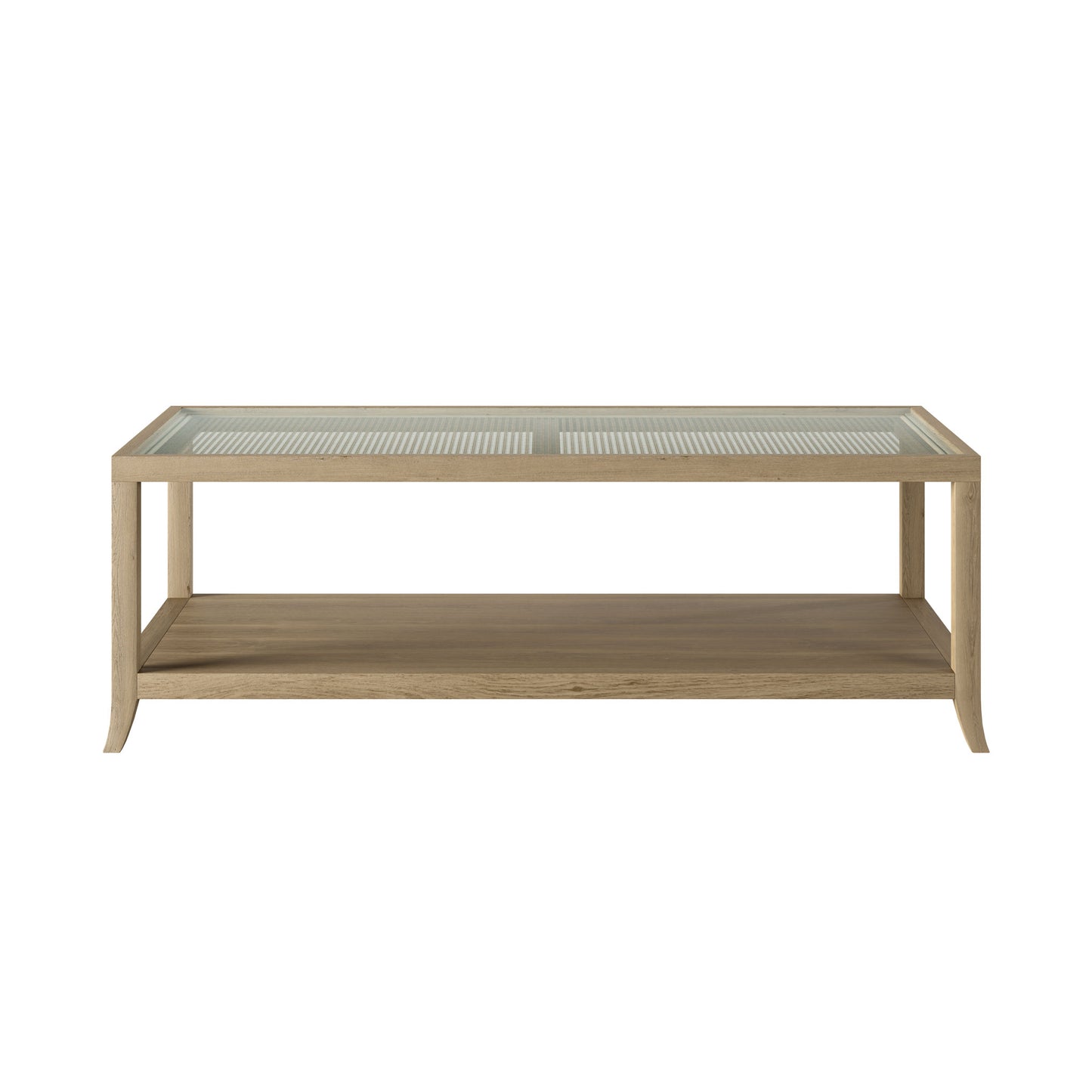 Shop the Witley Coffee Table in grey oak with a glass top that sits on a rattan latticed underside. FREE UK MAINLAND DELIVERY. Shop online now at www.nobleandnook.co.uk