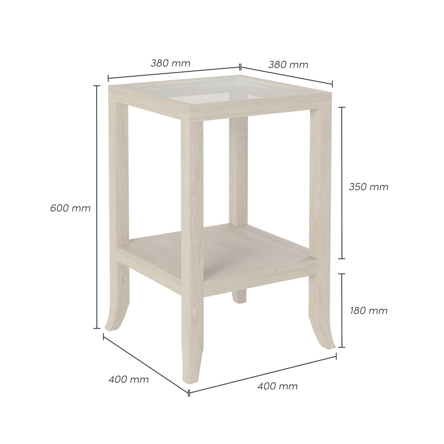 The Witley End Table crafted from grey aged oak with elegant glass top. FREE UK Mainland Delivery. Shop online today at www.nobleandnook.co.uk