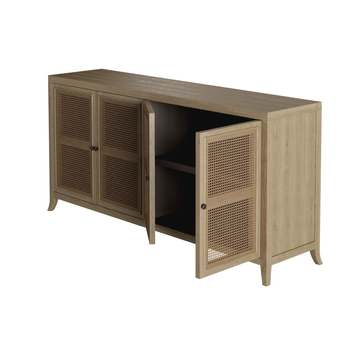 Shop the Witley Sideboard, made with grey aged oak and a rattan latticed front. FREE UK Mainland Delivery. Shop online today at www.nobleandnook.co.uk