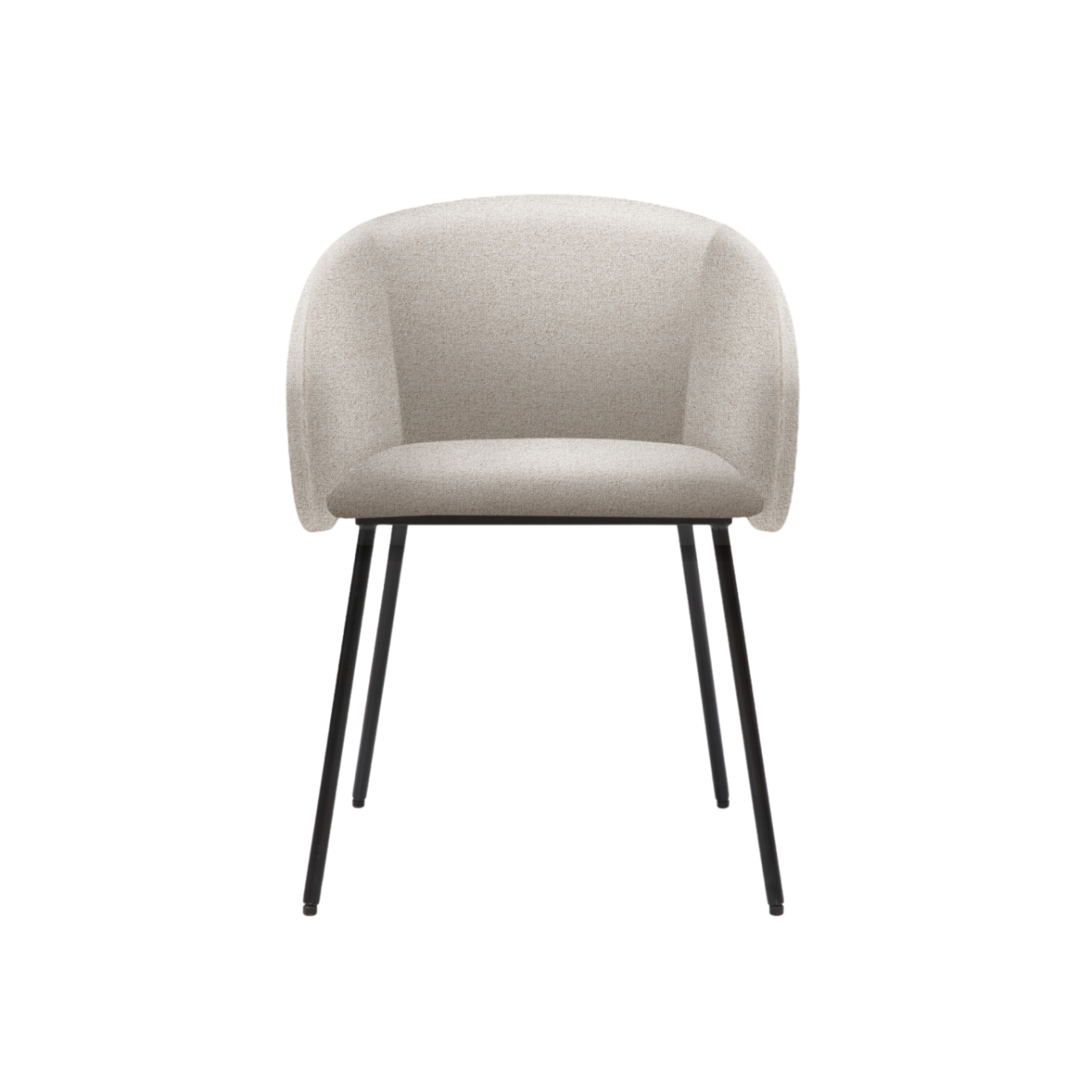 Shop the boho-chic of the Fern Dining Chairs in Lyon Mink. The curved design and sleek metal legs provide both style and comfort. FREE UK MAINLAND DELIVERY. Shop online now at www.nobleandnook.co.uk