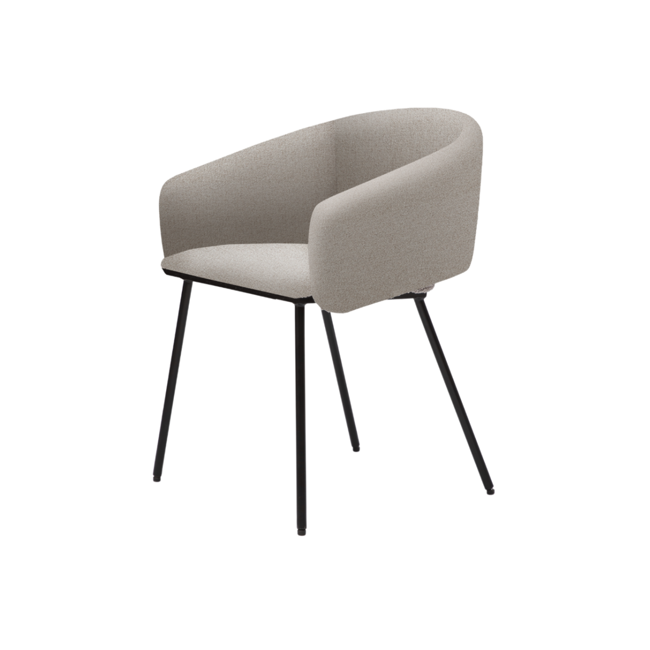 Shop the boho-chic of the Fern Dining Chairs in Lyon Mink. The curved design and sleek metal legs provide both style and comfort. FREE UK MAINLAND DELIVERY. Shop online now at www.nobleandnook.co.uk