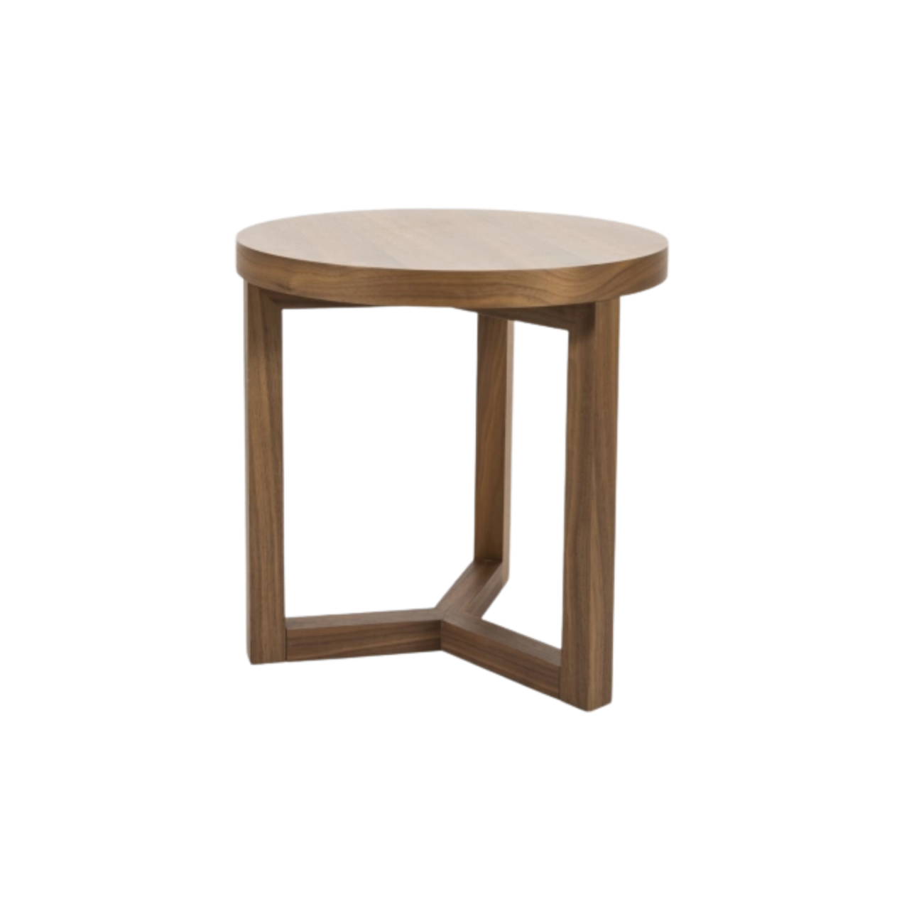 Shop the stunning Iris Lamp Table in Walnut and elevate your living space with its beautiful circular design and a detailed frame. Pairs with Peony Coffee Table. Shop online today at www.nobleandnook.co.uk