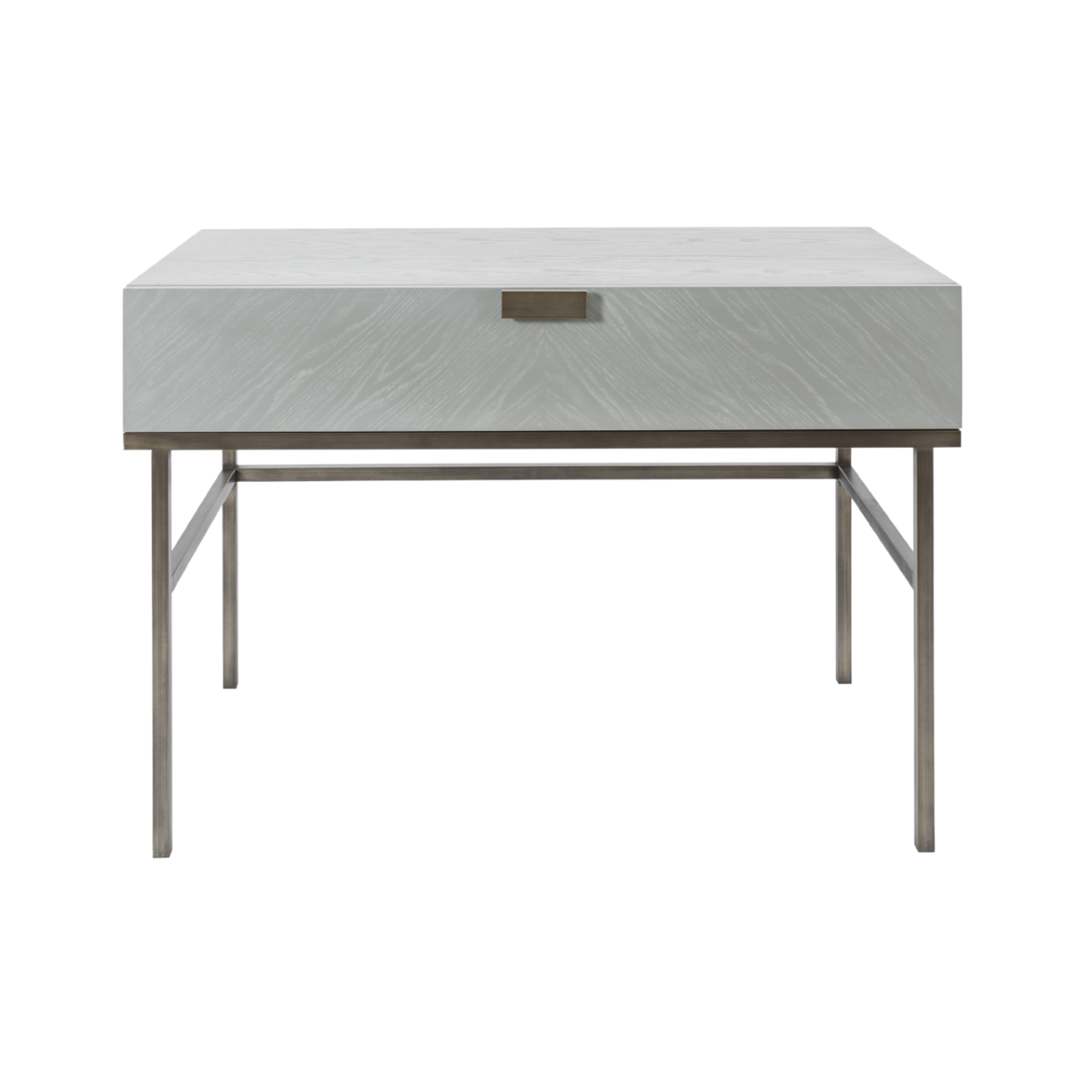 Shop the Lilly Dressing Table with Grey Oak finish and brass frame by Twenty10 Designs. Shop online today at www.nobleandnook.co.uk
