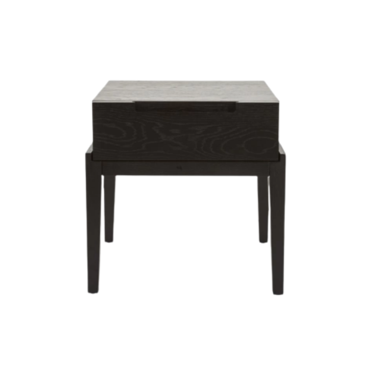 Shop the exquisite Orchid Single Drawer Bedside Table, presented in a rich and luxurious black by Twenty10 Designs. Shop online now at www.nobleandnook.co.uk