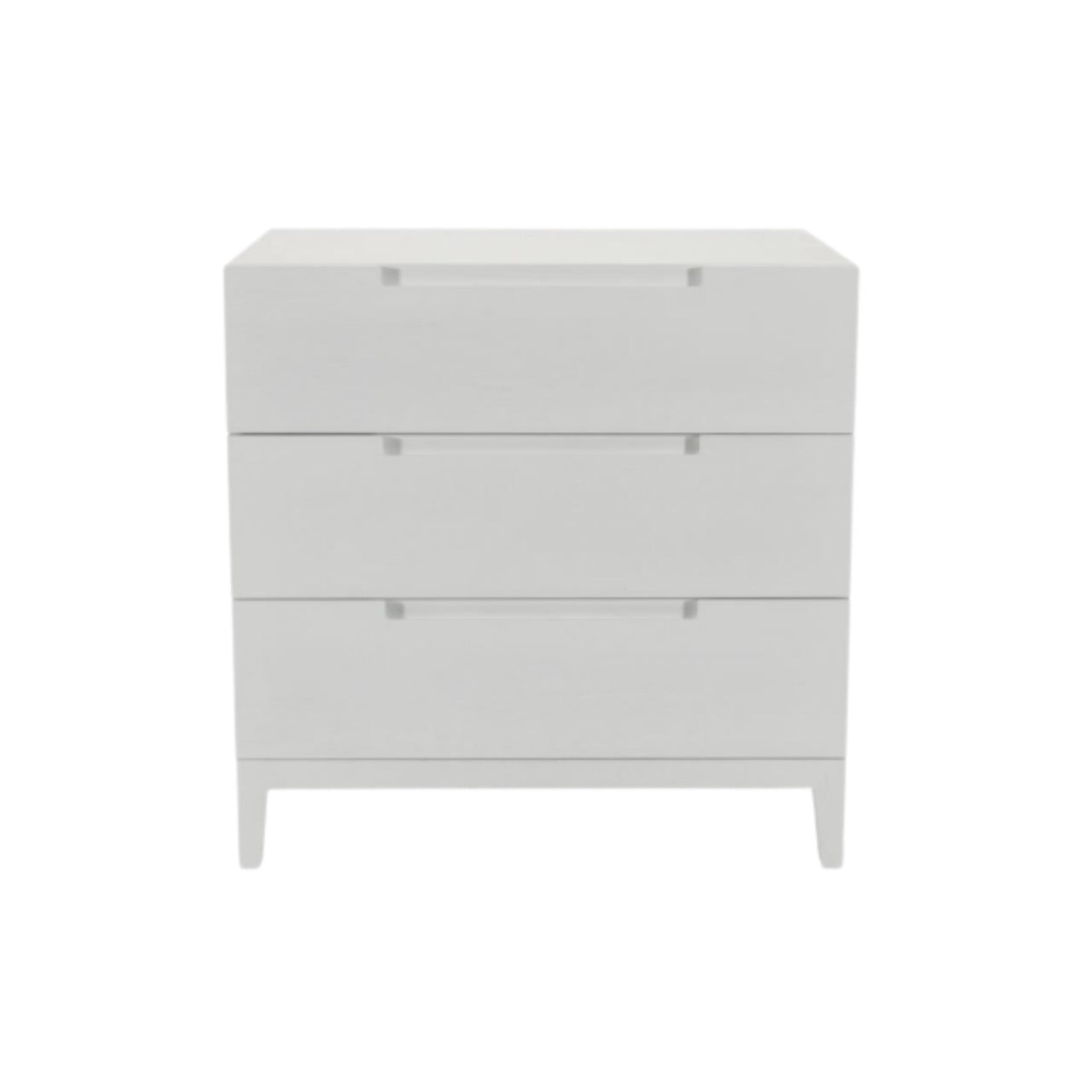 The Orchid 3-Drawer Chest | White Stained Oak