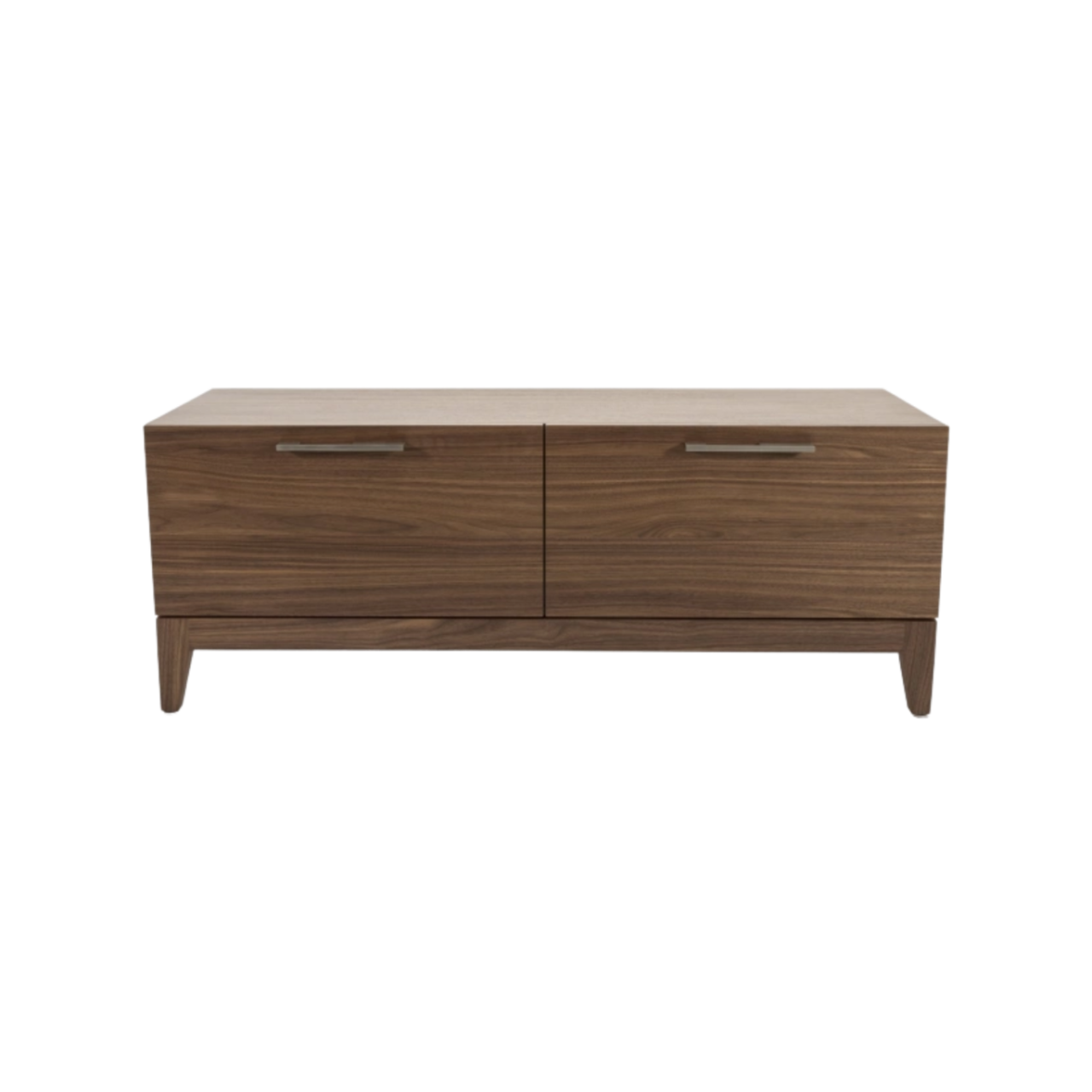 Shop the luxury Peony TV Unit in Walnut with two soft close drawers. This piece brings both functionality and elegance to your living space. Shop online today at www.nobleandnook.co.uk