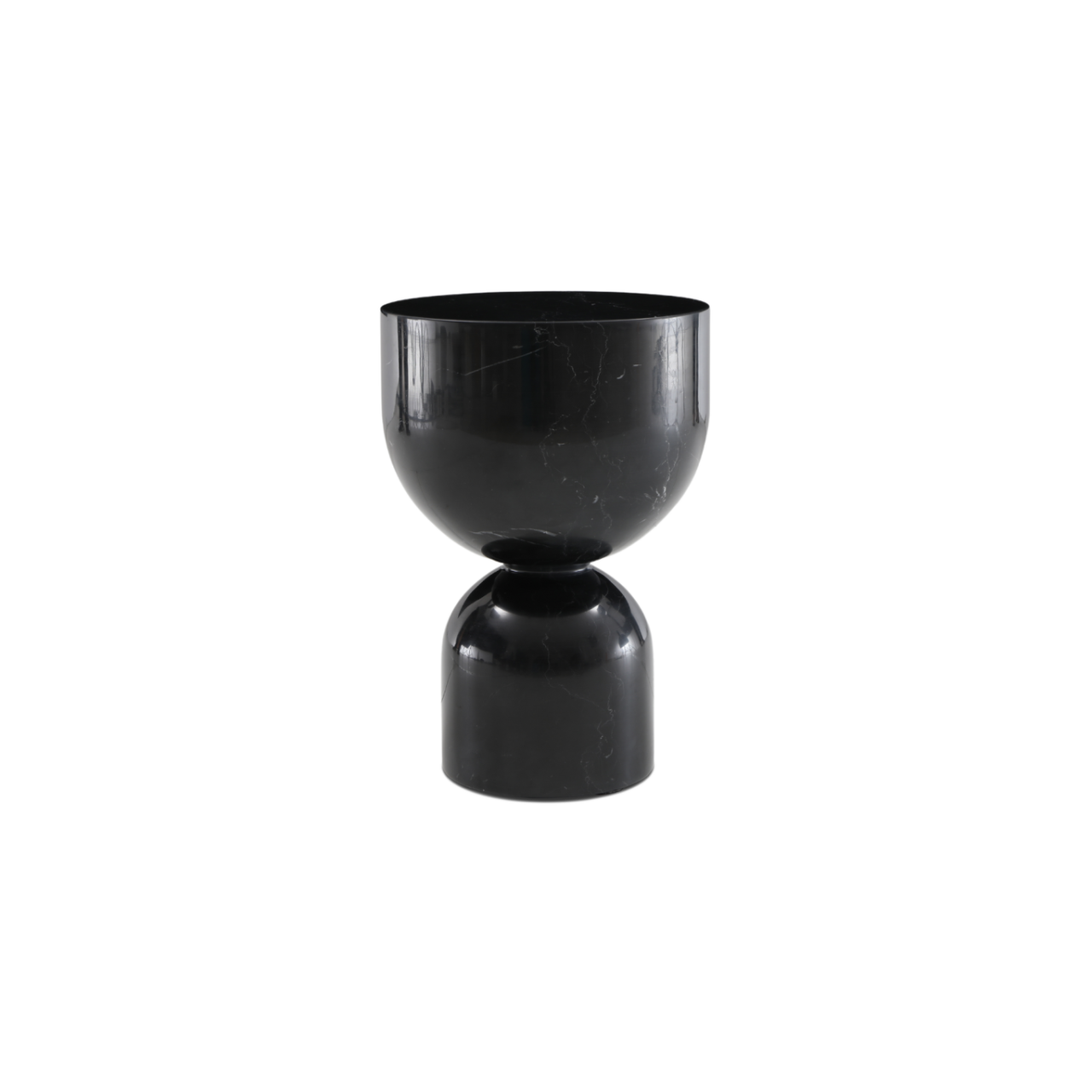 Shop the Pepper Lamp Table in black marble, a sculptured design that draws inspiration from ancient Greek architecture. Shop online now at www.nobleandnook.co.uk