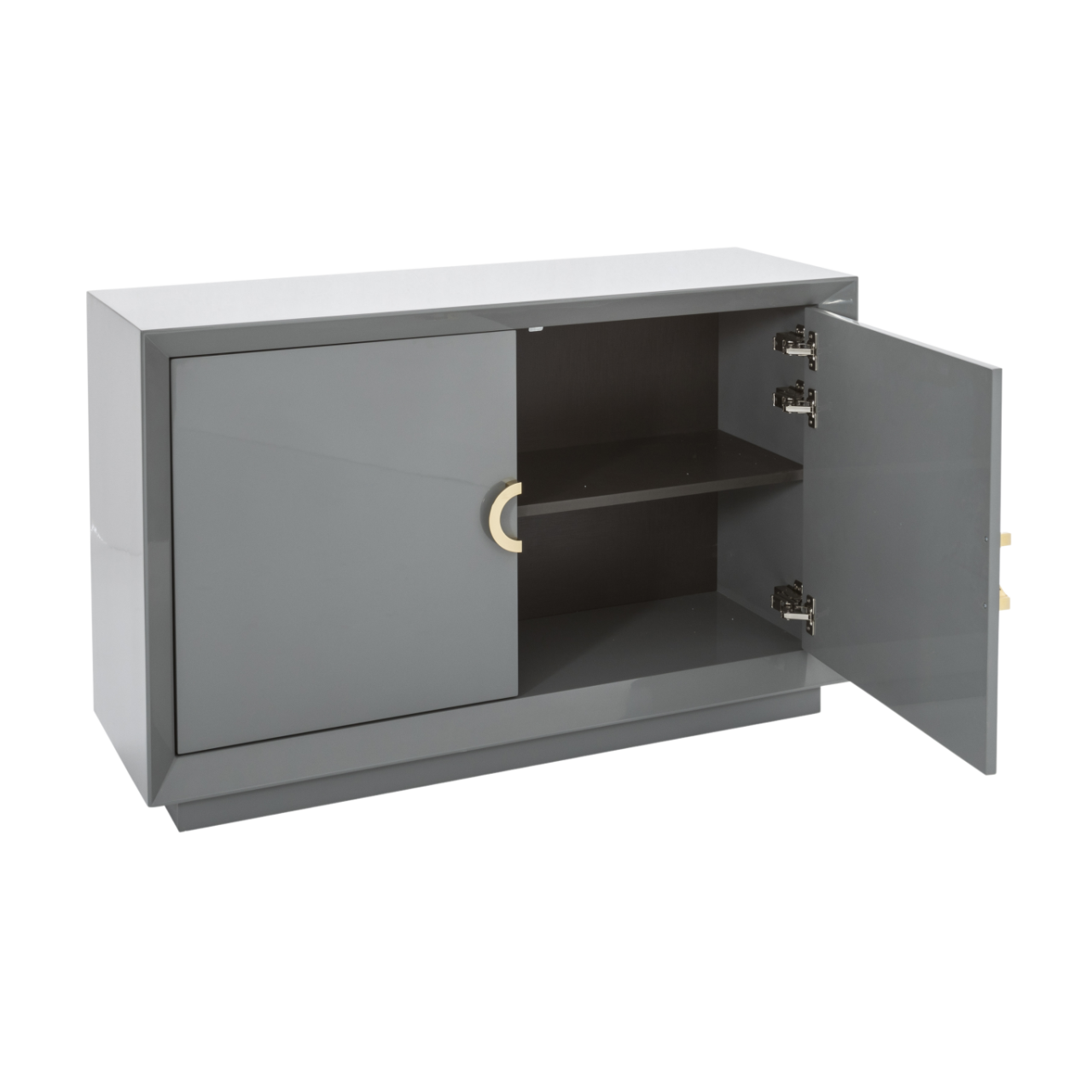 Shop the Quartz Sideboard today. Finished in a high gloss with beautiful contrasting bronze handles, this stylish piece would look stunning in any room. Shop online today at www.nobleandnook.co.uk