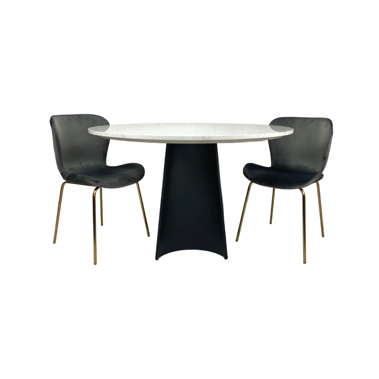 Shop the post-modern dining experience with the Rosemary Round Dining Table by Twenty10 Designs. FREE UK MAINLAND DELIVERY. Shop online now at www.nobleandnook.co.uk