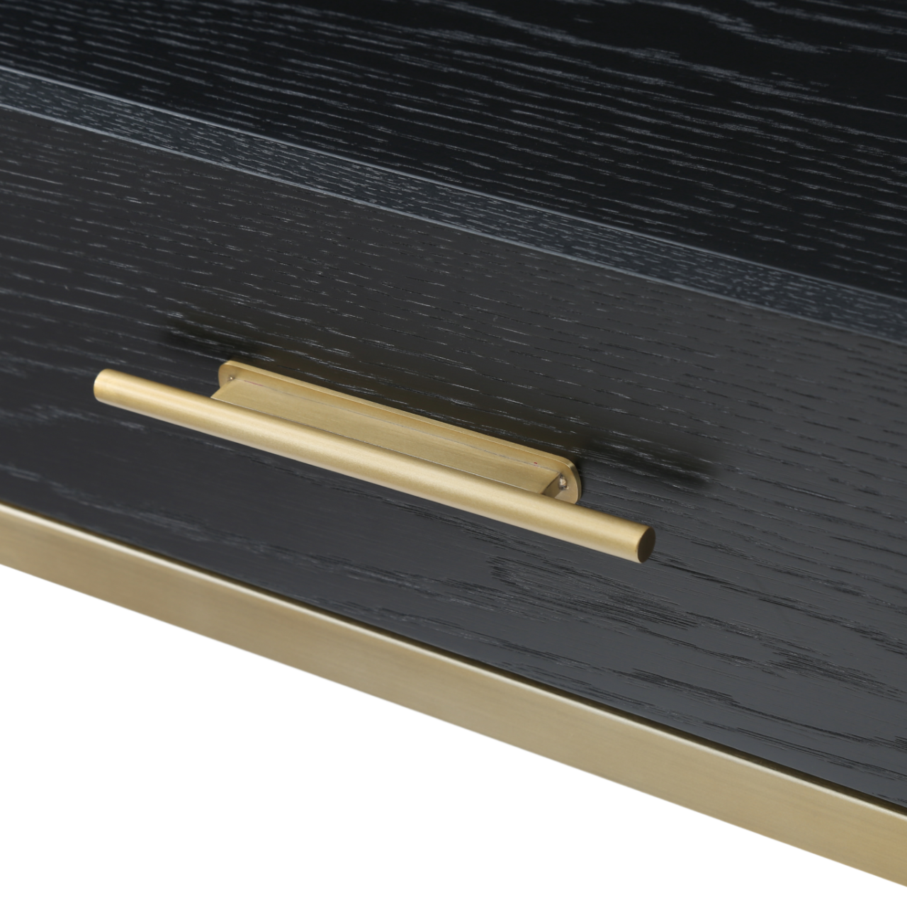 Shop the Tulip Dressing Table in a black oak finish with sleek brass handles by Twenty10 Designs. FREE UK Mainland Delivery. Shop online today at www.nobleandnook.co.uk