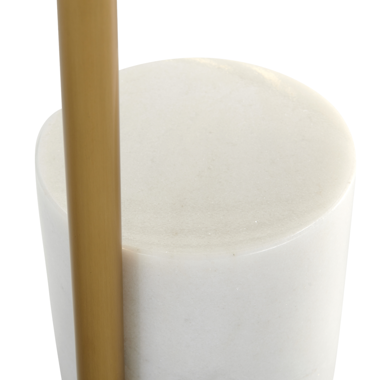 Shop the elegant Violet Lamp Table, a stylish and minimal design with a gold stainless steel top and white marble base. FREE UK MAINLAND DELIVERY. Shop online now at www.nobleandnook.co.uk
