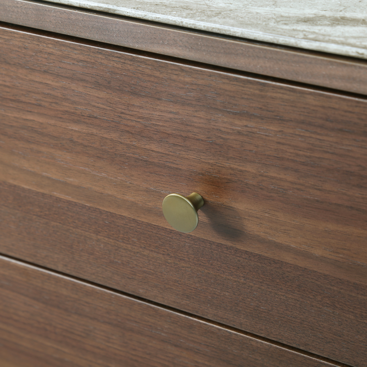 Shop the Willow 3 Drawer Chest, finished in tobacco walnut with beautiful, detailed marbled glass beige top by Twenty10 Designs. FREE UK MAINLAND DELIVERY. Shop online at www.nobleandnook.co.uk