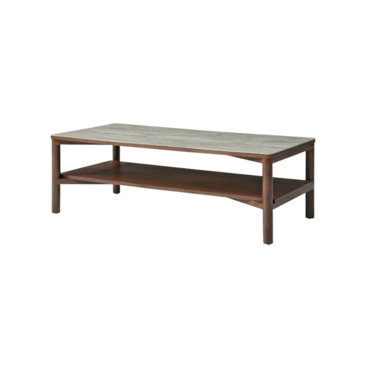 Shop the Willow Coffee Table with walnut finish and marbled glass beige top by Twenty10 Designs. FREE UK MAINLAND DELIVERY. Shop online now at www.nobleandnook.co.uk