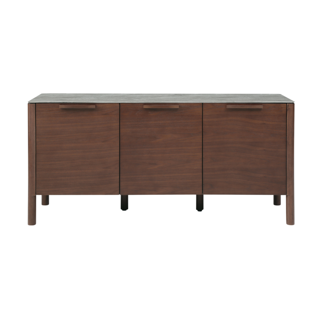 Shop the Willow Walnut Sideboard, an exquisite marbled glass beige top. A stunning and contemporary addition to any living room. FREE UK Mainland Delivery. Shop online today at www.nobleandnook.co.uk